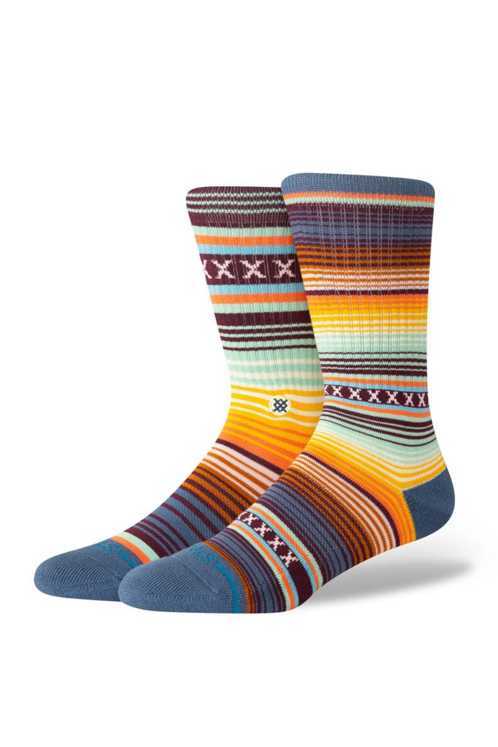 Stance Curren ST Crew Socks in Sea Blue
