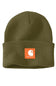 Carhartt-KNIT-RUBBER-PATCH-BEANIE-106920-GL7-BRONZEGREEN