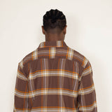 Carhartt Rugged Flex Midweight Flannel Shirt for Men in Brown