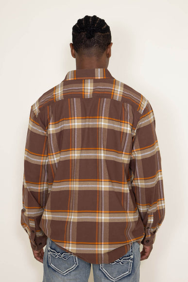 Carhartt Rugged Flex Midweight Flannel Shirt for Men in Brown