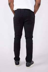 Copper & Oak Faille Utility Pants for Men in Black