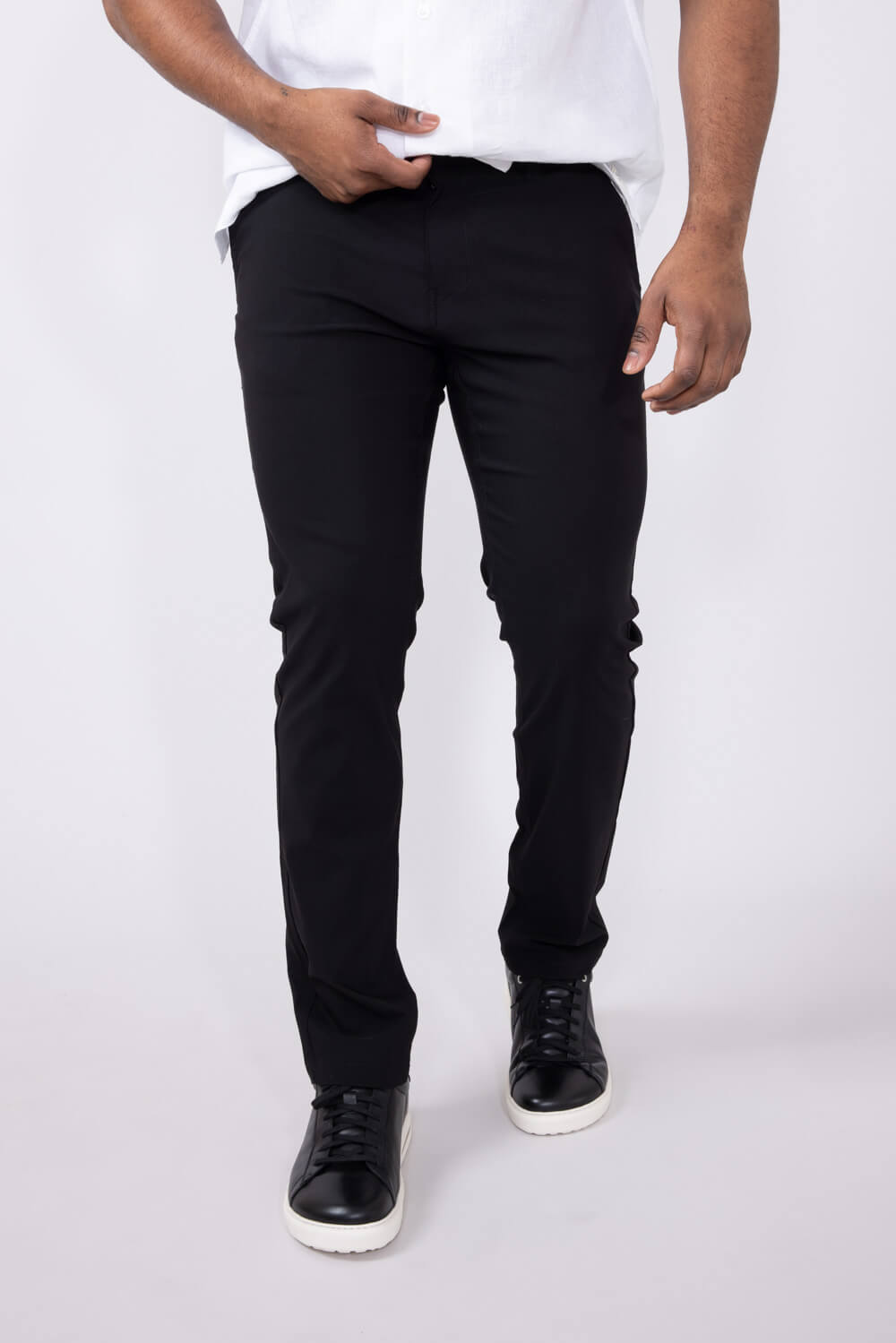 Copper & Oak Faille Utility Pants for Men in Black