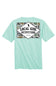 Local Girl Youth Framed Camo T-Shirt in Island Reef Green