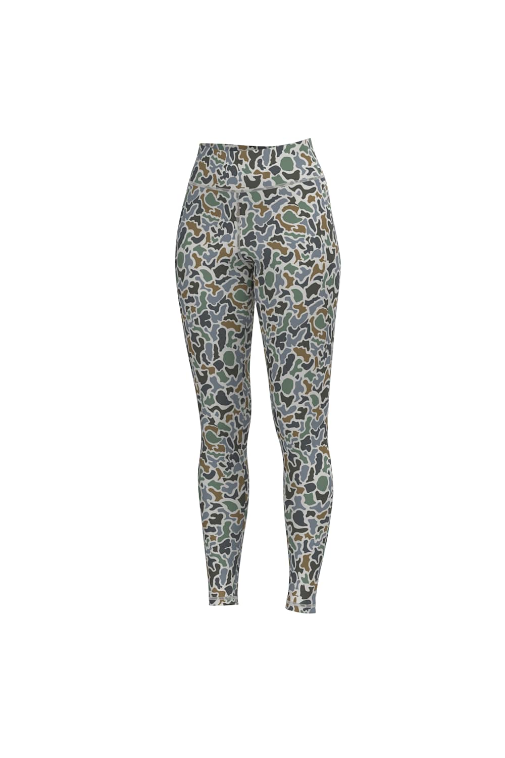 Local Girl Youth Seamed Leggings for Girls in Bluff Camo