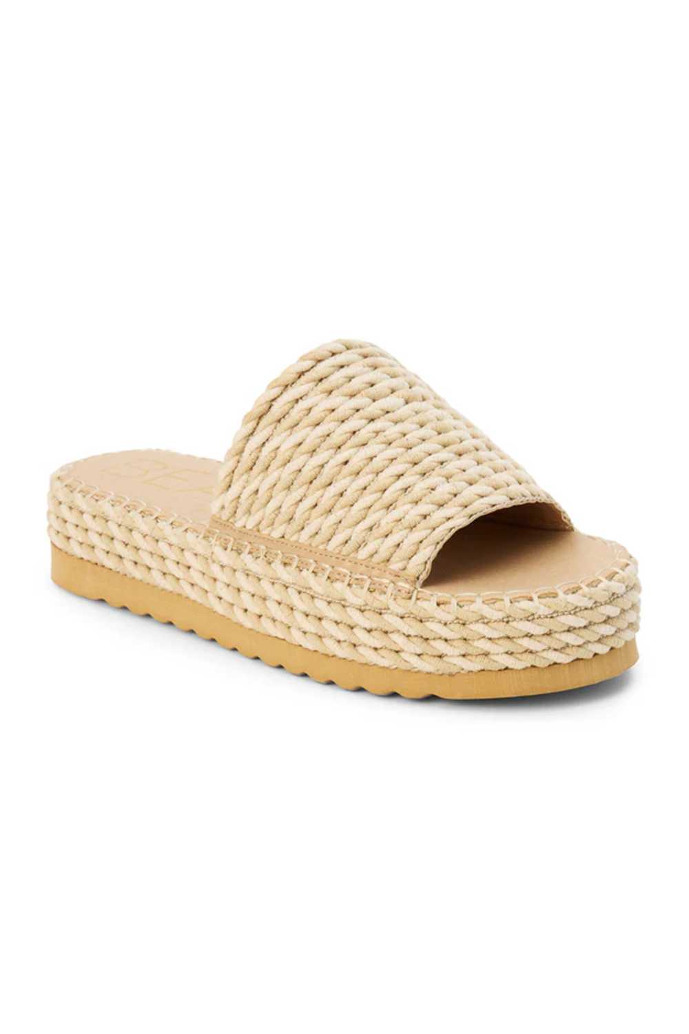 Beach by Matisse Del Mar Rope Platform Sandals for Women in Natural