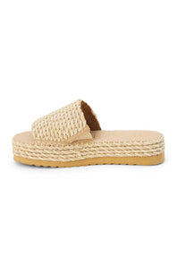 Beach by Matisse Del Mar Rope Platform Sandals for Women in Natural