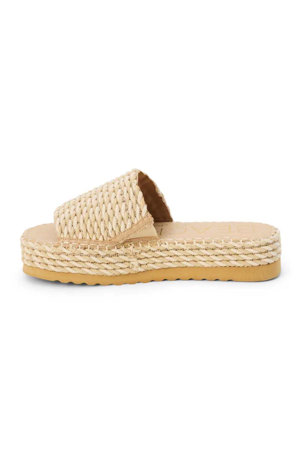 Beach by Matisse Del Mar Rope Platform Sandals for Women in Natural