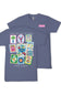 Simply Southern Plus Size Create The Day You Desire T-Shirt for Women in Denim