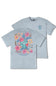 Simply Southern Plus Size Turtle Mineral Wash T-Shirt for Women in Ashen