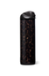 A tall, cylindrical insulated bottle with a black lid and a dark tortoiseshell pattern body, shown on a plain white background.