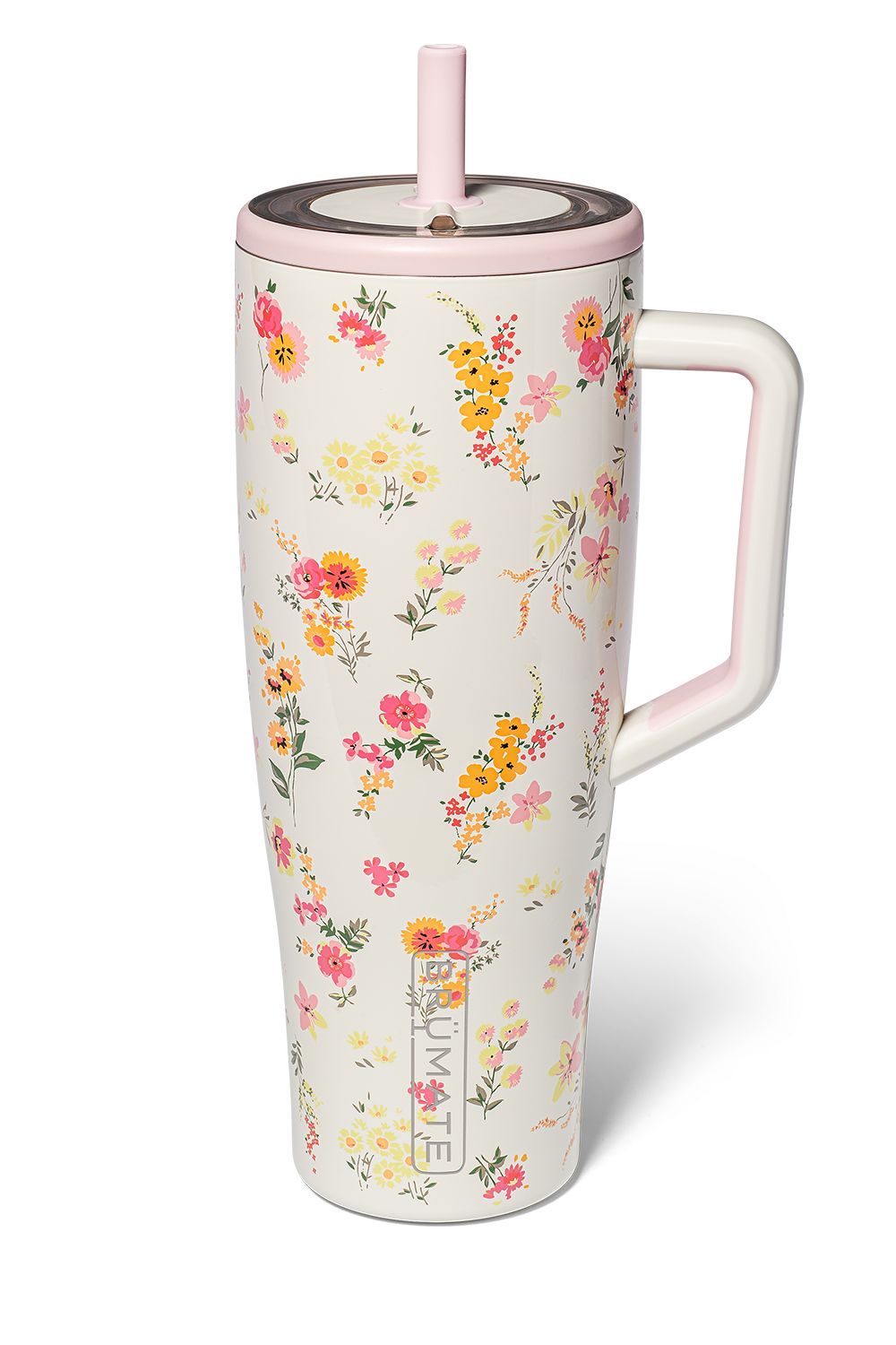 Brumate 40 oz tumbler with flowers