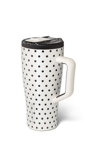 BruMate Era Flip 30 oz Tumbler in Polka Pearl | DWEF30PKP-WHITE DOT
