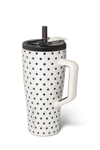 BruMate Era Flip 30 oz Tumbler in Polka Pearl | DWEF30PKP-WHITE DOT