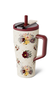 floral brumate tumbler on white background