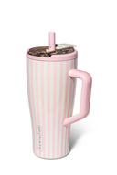 BruMate Era Flip 30 oz Tumbler in Strawberries & Cream | DWEF30SBC-PINKSTRIPE