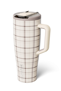 BruMate Era Flip 40oz Tumbler in Oxford Plaid | DWEF40OXP-BEIGEPLAID