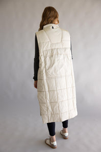 FP Movement On The Move Packable Puffer Vest for Women in Muted Beige