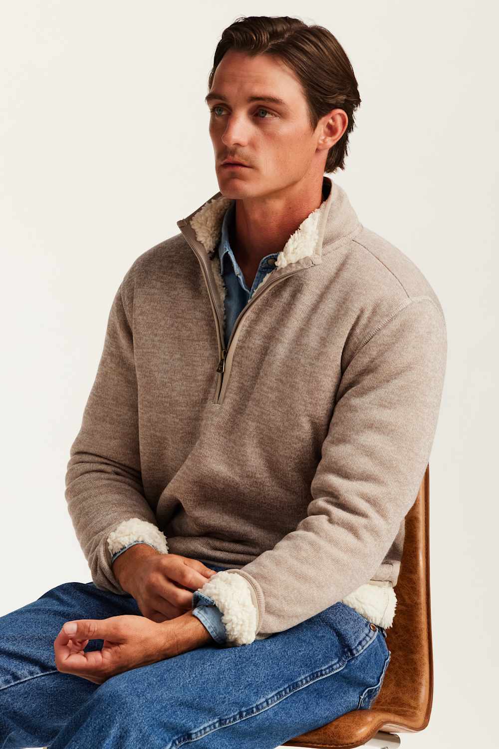 men in sweater 