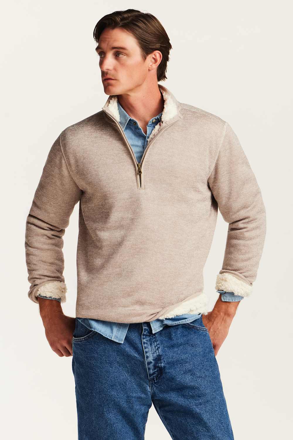 men in sweater 