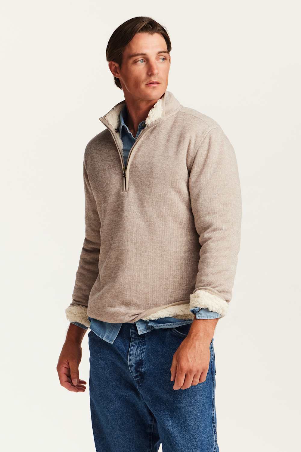 men in sweater 