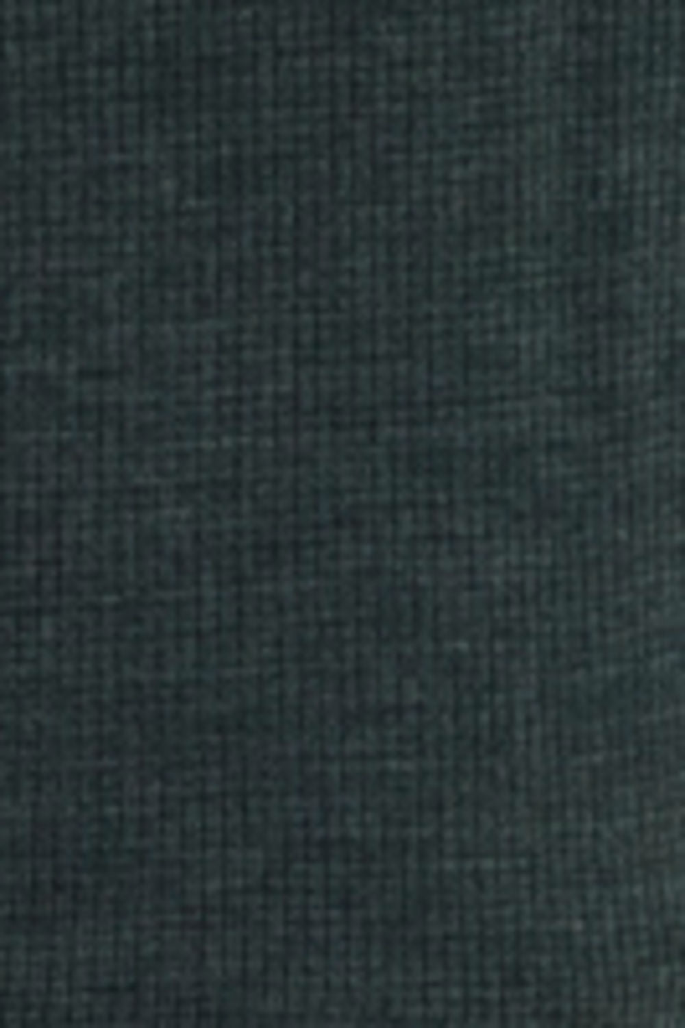A close-up of a dark charcoal gray textured fabric with a fine woven grid pattern.