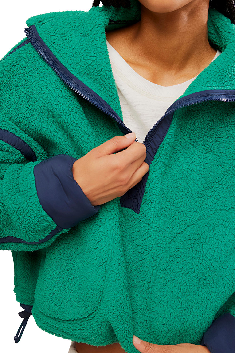 FP Movement Mountain High ½ Zip Fleece for Women in Green Glow | OB1606838-GREENGLOW
