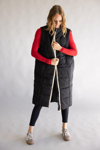 FP Movement On The Move Packable Puffer Vest for Women in Black