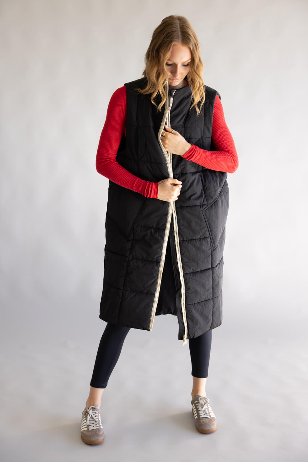 FP Movement On The Move Packable Puffer Vest for Women in Black