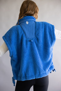 FP Movement Scout It Out Fleece Vest for Women in Light Cobalt