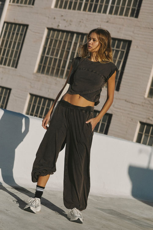 FP Movement Hot Shot Crossover Set for Women in Black