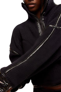 FP Movement Mountain High ½ Zip Fleece for Women in Black Shine