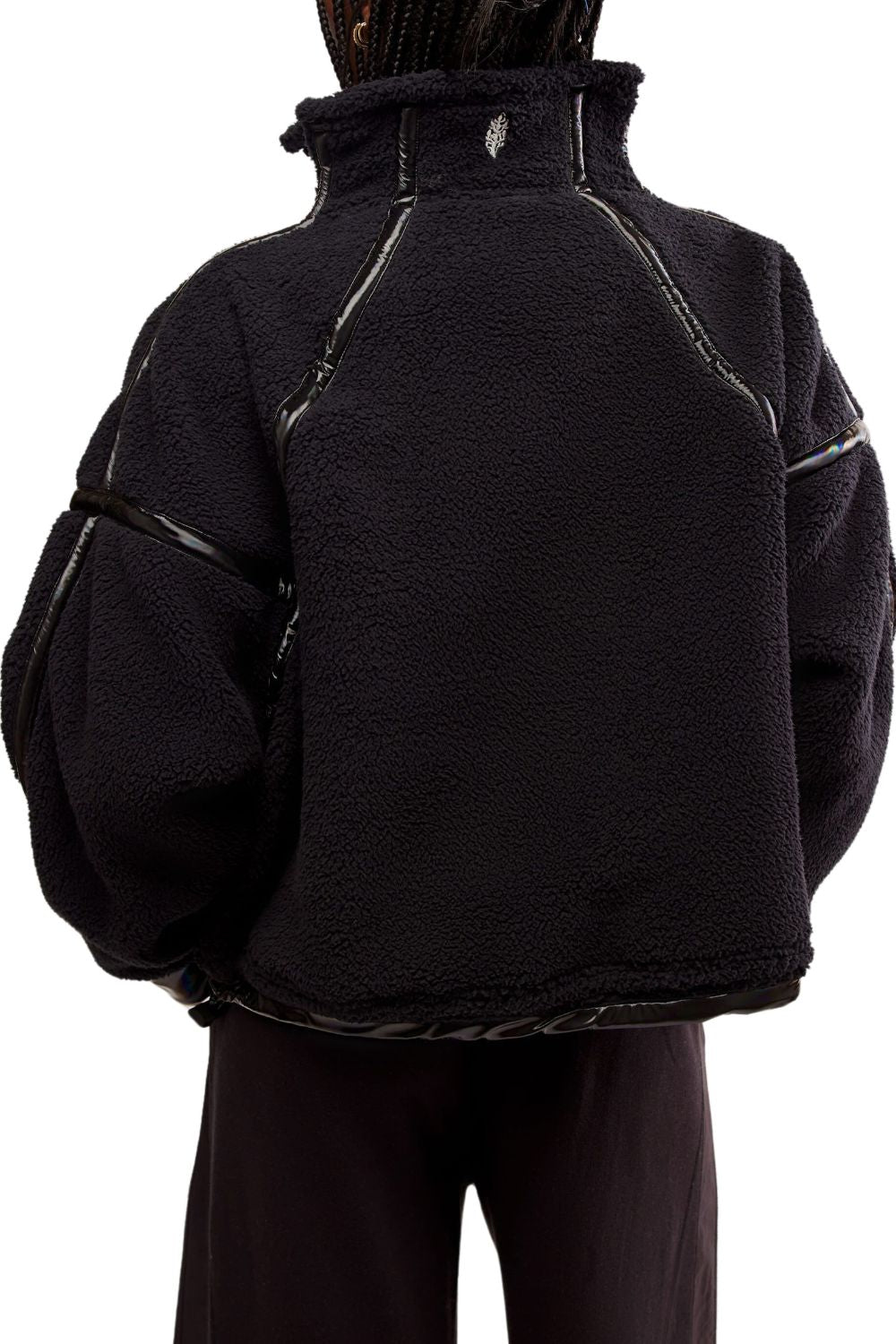 FP Movement Mountain High ½ Zip Fleece for Women in Black Shine