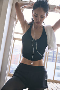  FP Movement We The Free All Clear V-Neck Cami for Women in Black 