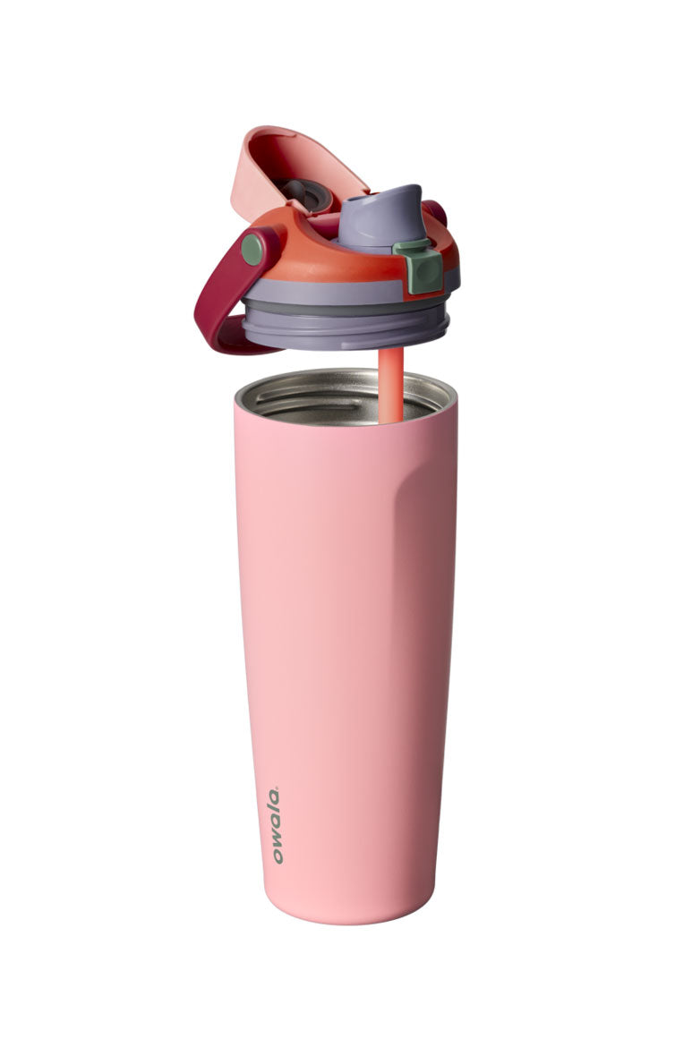 Owala FreeSip Sway 30 oz Stainless Steel Water Bottle in Sugar High
