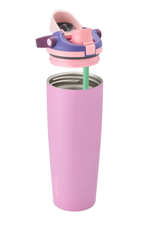 Owala FreeSip Tumbler 40 oz Stainless Steel Water Bottle in Pretty in Purple