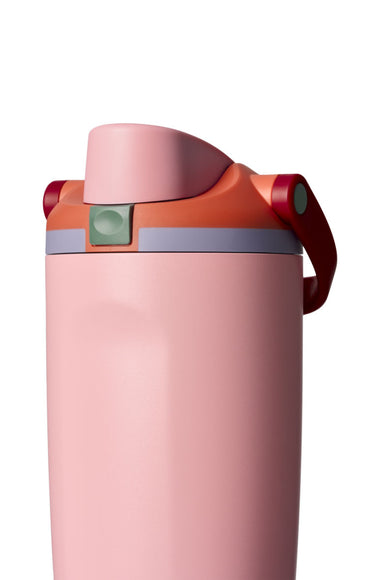 Owala FreeSip Sway 40 oz Stainless Steel Water Bottle in Sugar High