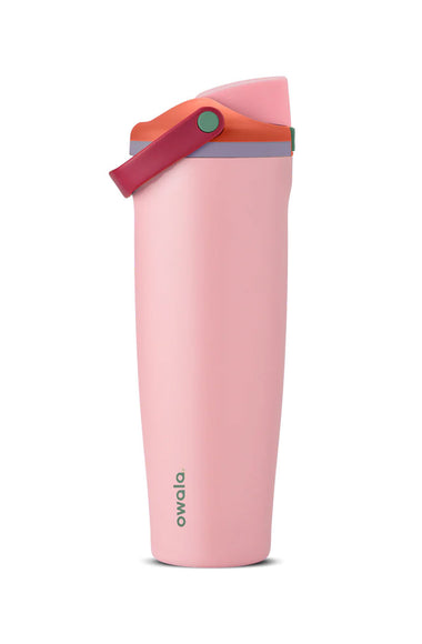 Owala FreeSip Sway 40 oz Stainless Steel Water Bottle in Sugar High