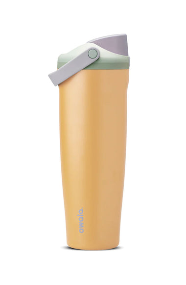 Owala FreeSip Sway 40 oz Stainless Steel Water Bottle in Beach Front