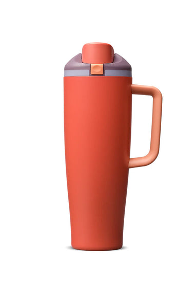 Owala FreeSip Tumbler 40 oz Stainless Steel Water Bottle in Terracotta Sunset