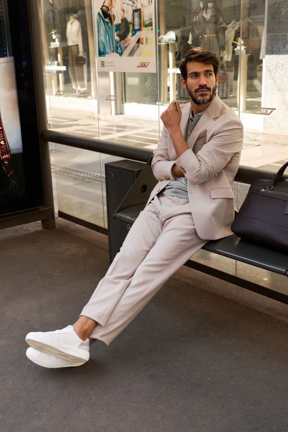 ADYRO Primo Sneakers for Men in Ice White
