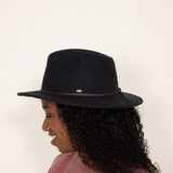 C.C Felt Hat for Women in Dark Grey