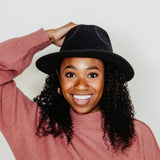 C.C Felt Hat for Women in Dark Grey