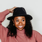 C.C Felt Hat for Women in Dark Grey