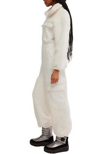 FP Movement Salopette Fleece Coverall for Women in Ivory