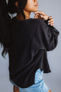 Free People We The Free Total Eclipse Tee for Women in Black