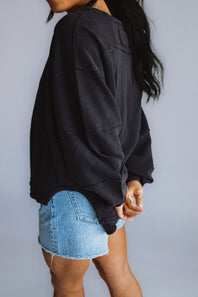 Free People We The Free Total Eclipse Tee for Women in Black