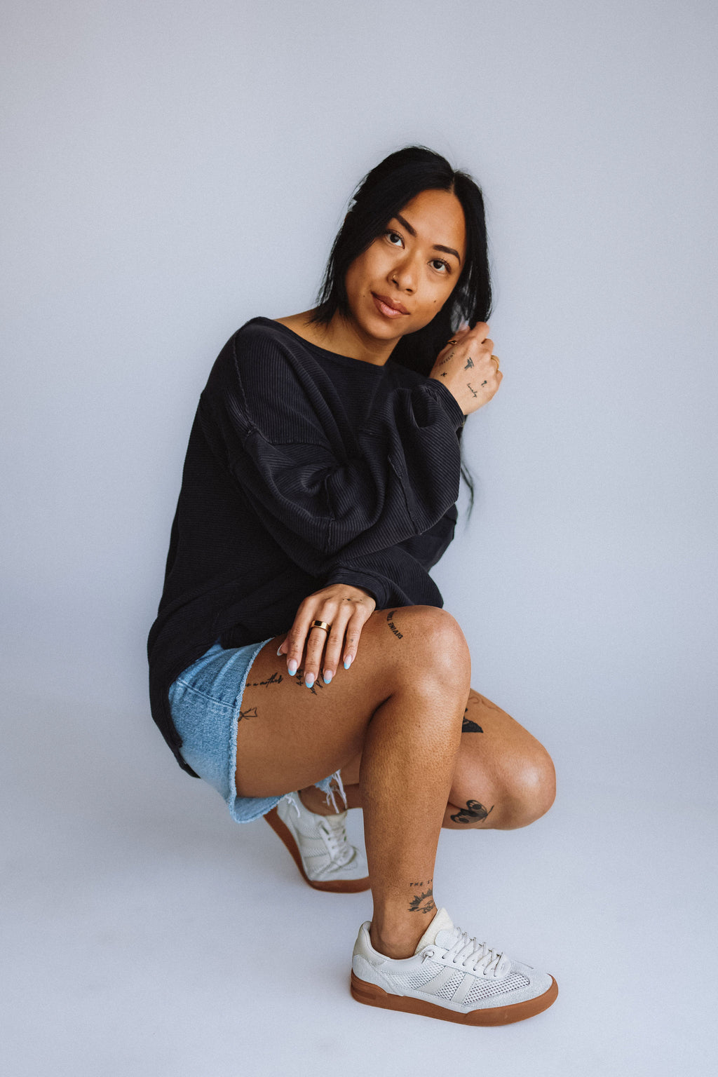 Free People We The Free Total Eclipse Tee for Women in Black