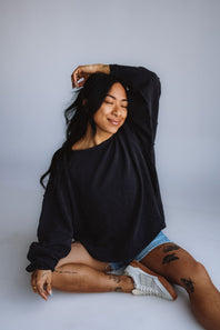 Free People We The Free Total Eclipse Tee for Women in Black