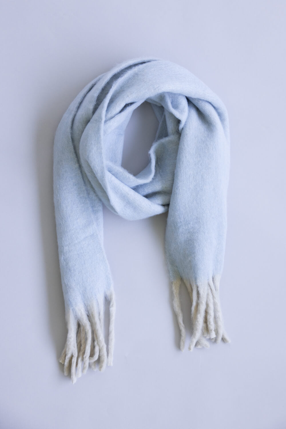  Free People Winter Chill Blanket Scarf for Women in Blue