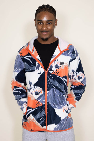 Mountain Full Zip Hooded Jacket for Men in Multi